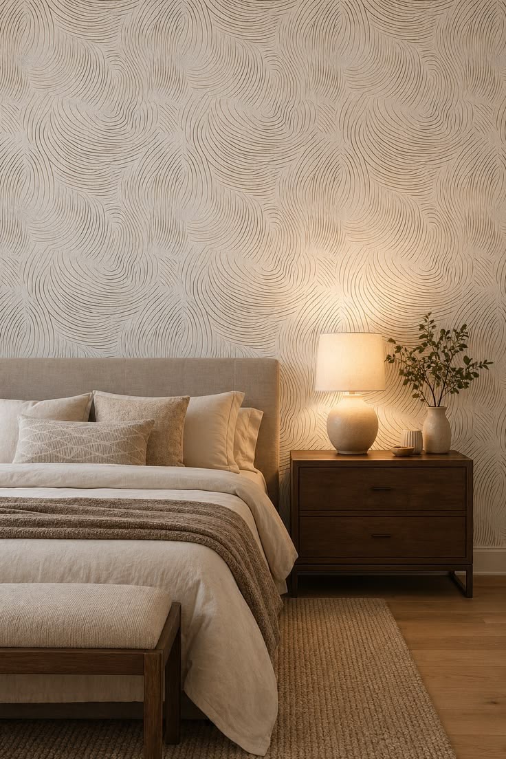 Papel tapiz instalado por Lux Interiores